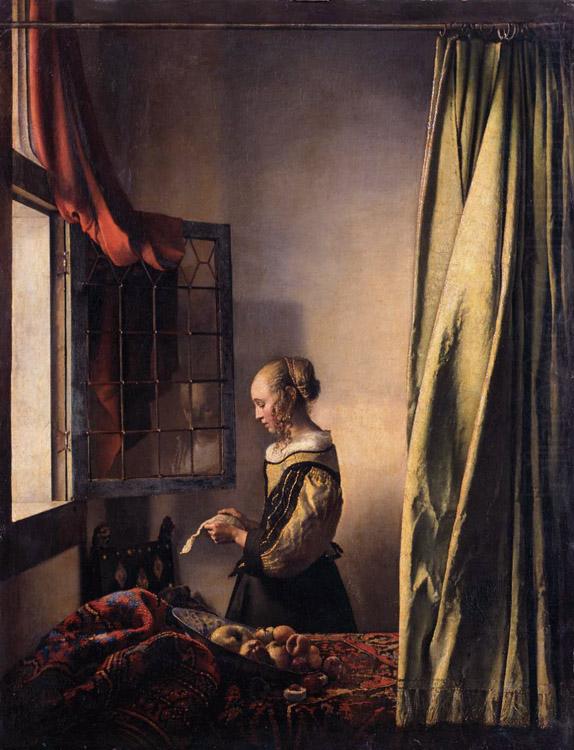 Girl Reading a Letter at an Open Window, VERMEER VAN DELFT, Jan